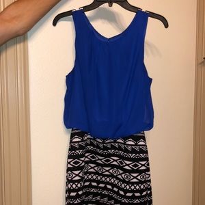 Tribal Print Tight Dress